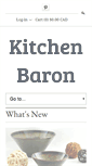 Mobile Screenshot of kitchenbaron.com